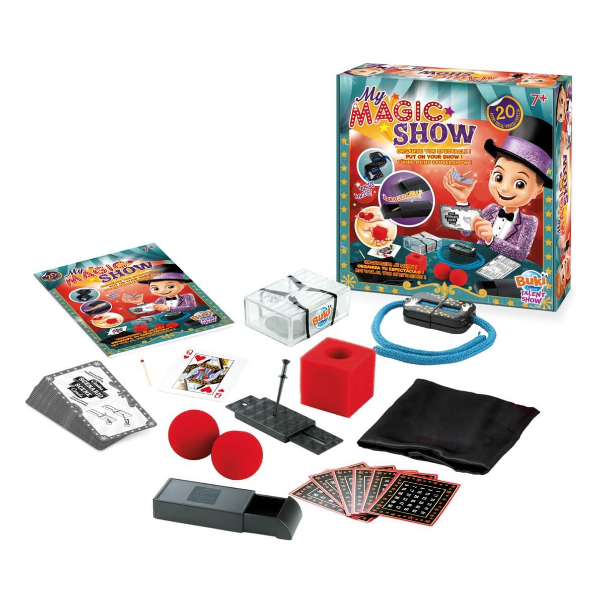 Coffret de magie - Mon spectacle magique - Magie - Boutique LeoLudo - Buki