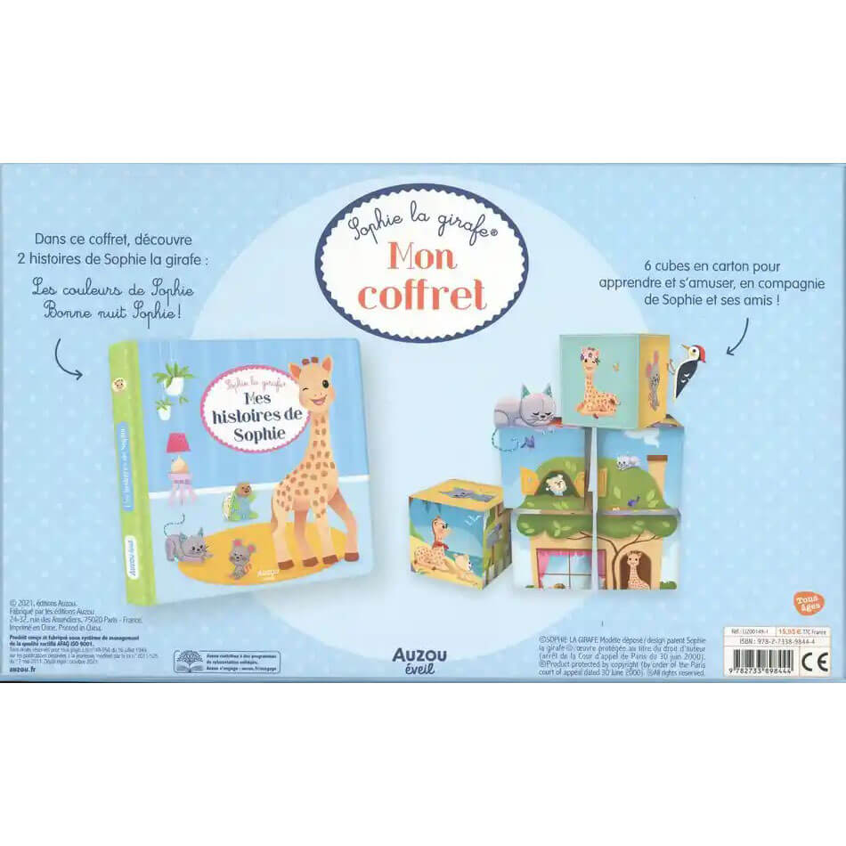Coffret d'éveil - Mes histoires de Sophie la girafe - Livres d'éveil - Boutique LeoLudo - Auzou