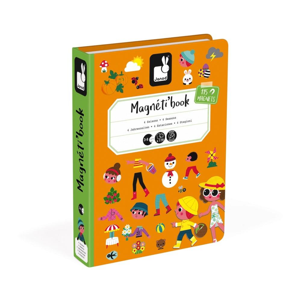 Coffret magnétique - 4 saisons (115 mcx) - Jeux magnétiques - Boutique LeoLudo - Janod