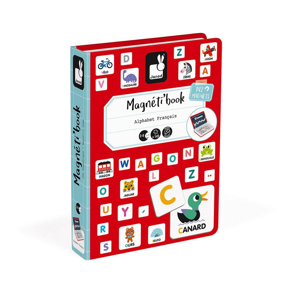 Coffret magnétique - Alphabet (142 mcx) - Jeux magnétiques - Boutique LeoLudo - Janod