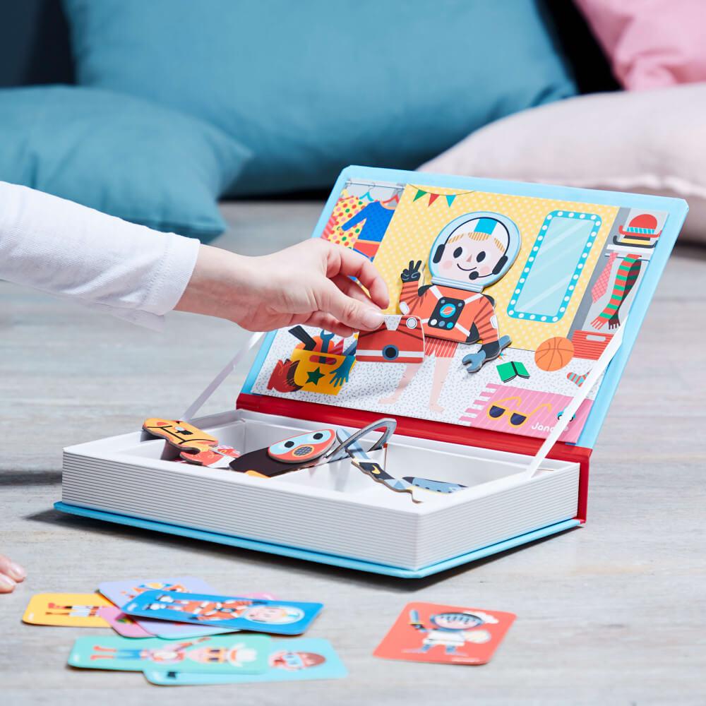 Coffret magnétique - Déguisements de garçons (36 mcx) - Jeux magnétiques - Boutique LeoLudo - Janod