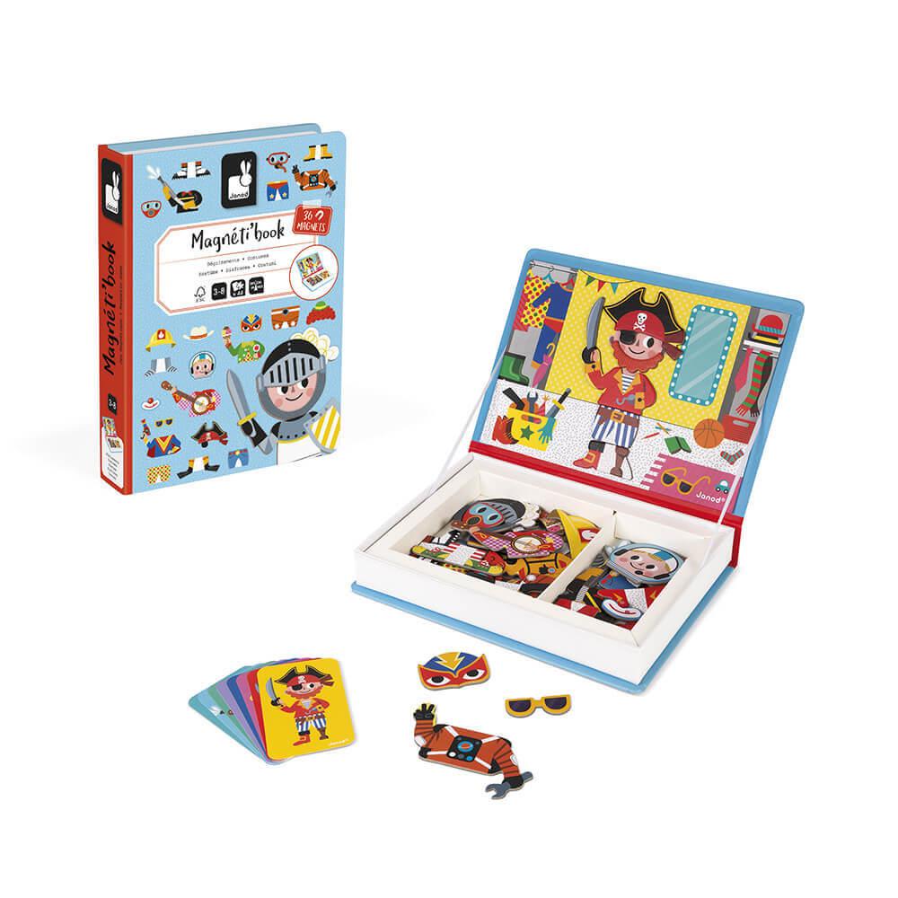 Coffret magnétique - Déguisements de garçons (36 mcx) - Jeux magnétiques - Boutique LeoLudo - Janod