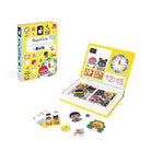 Coffret magnétique - J'apprends l'heure (75 mcx) - Jeux magnétiques - Boutique LeoLudo - Janod