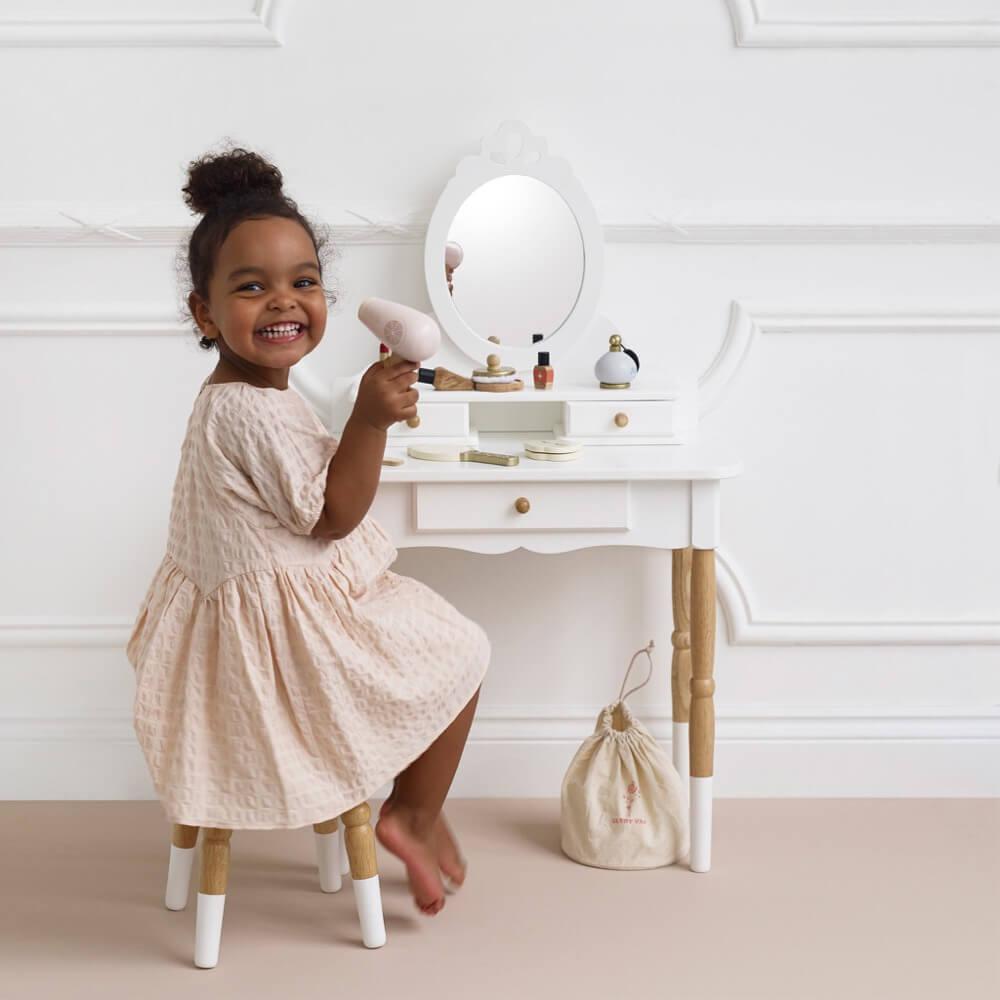 Coiffeuse rétro avec tabouret - Jouets d'imitation - Boutique LeoLudo - Le Toy Van
