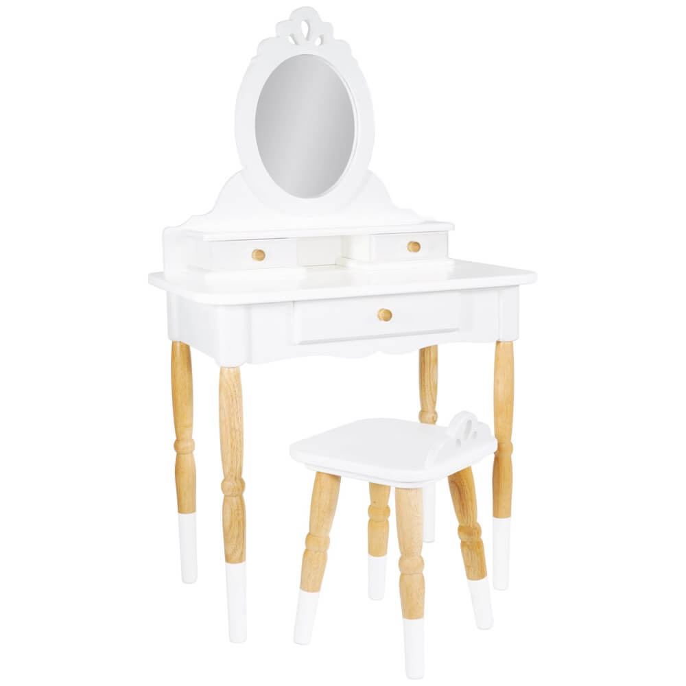 Coiffeuse rétro avec tabouret-Jouet d'imitation-Le Toy Van-Boutique LeoLudo