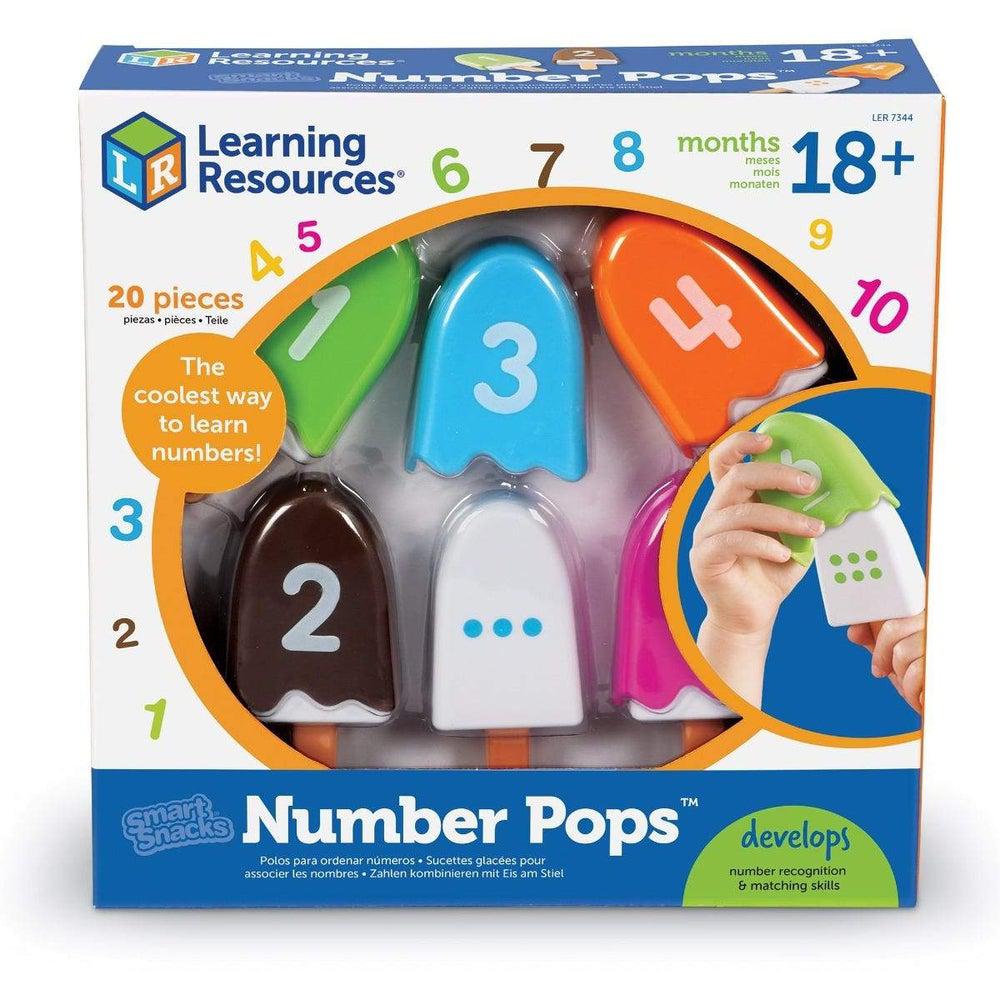 Collations intelligentes Pop - sicle numérotés - Jeux éducatifs - Boutique LeoLudo - Learning Resources
