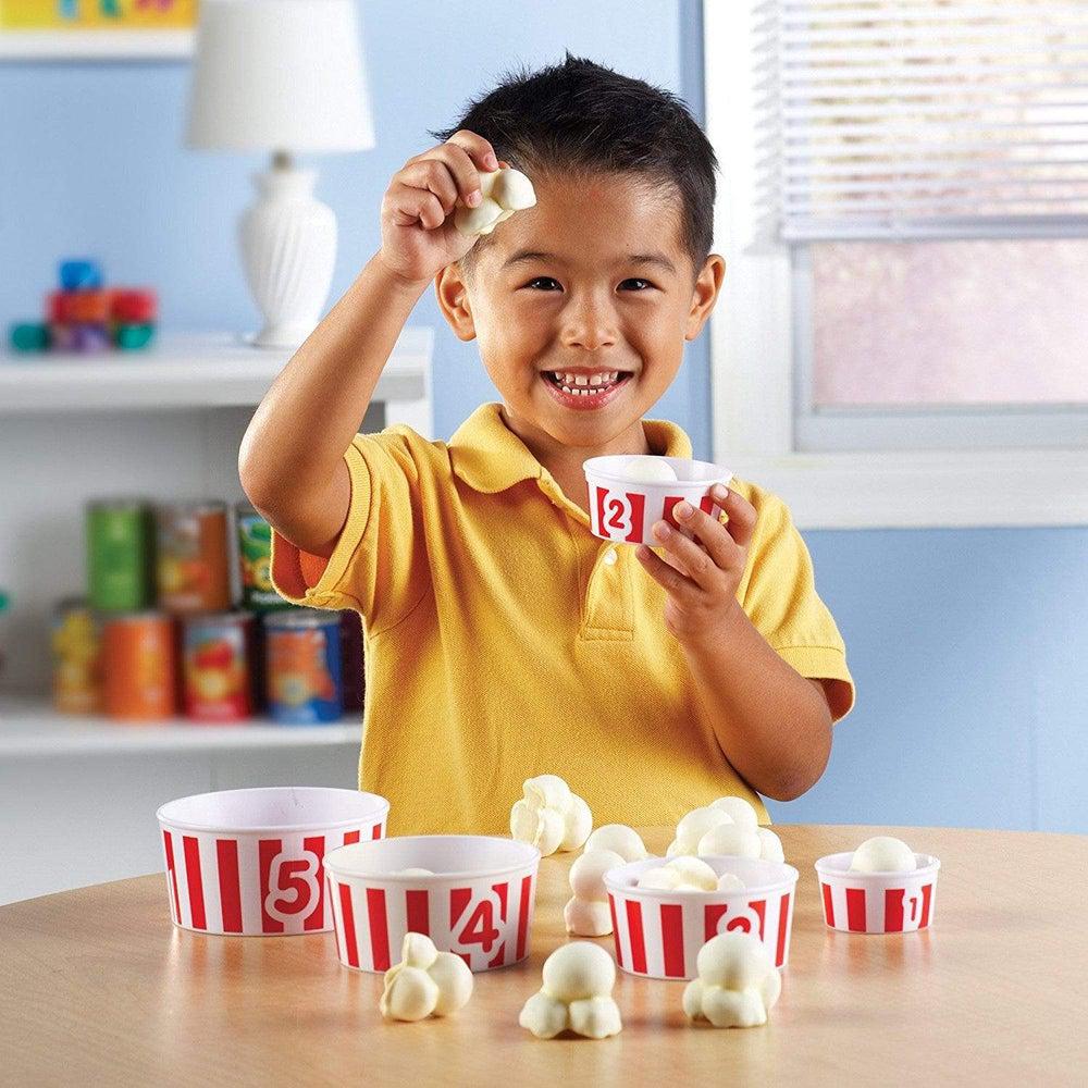 Collations intelligentes Popcorn à compter - Jeux éducatifs - Boutique LeoLudo - Learning Resources