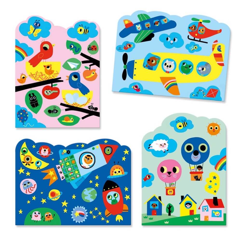 Coloriage à l'eau - Caché dans le ciel - Art & bricolage - Boutique LeoLudo - Djeco