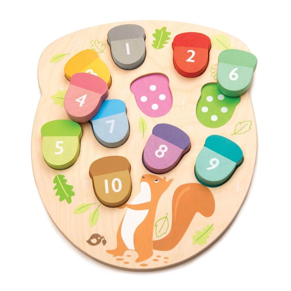 Combien de glands ? - Jeux éducatifs - Boutique LeoLudo - Tender Leaf Toys