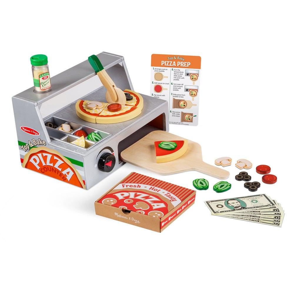 Comptoir à pizza-Jouet d'imitation-Melissa & Doug-Boutique LeoLudo