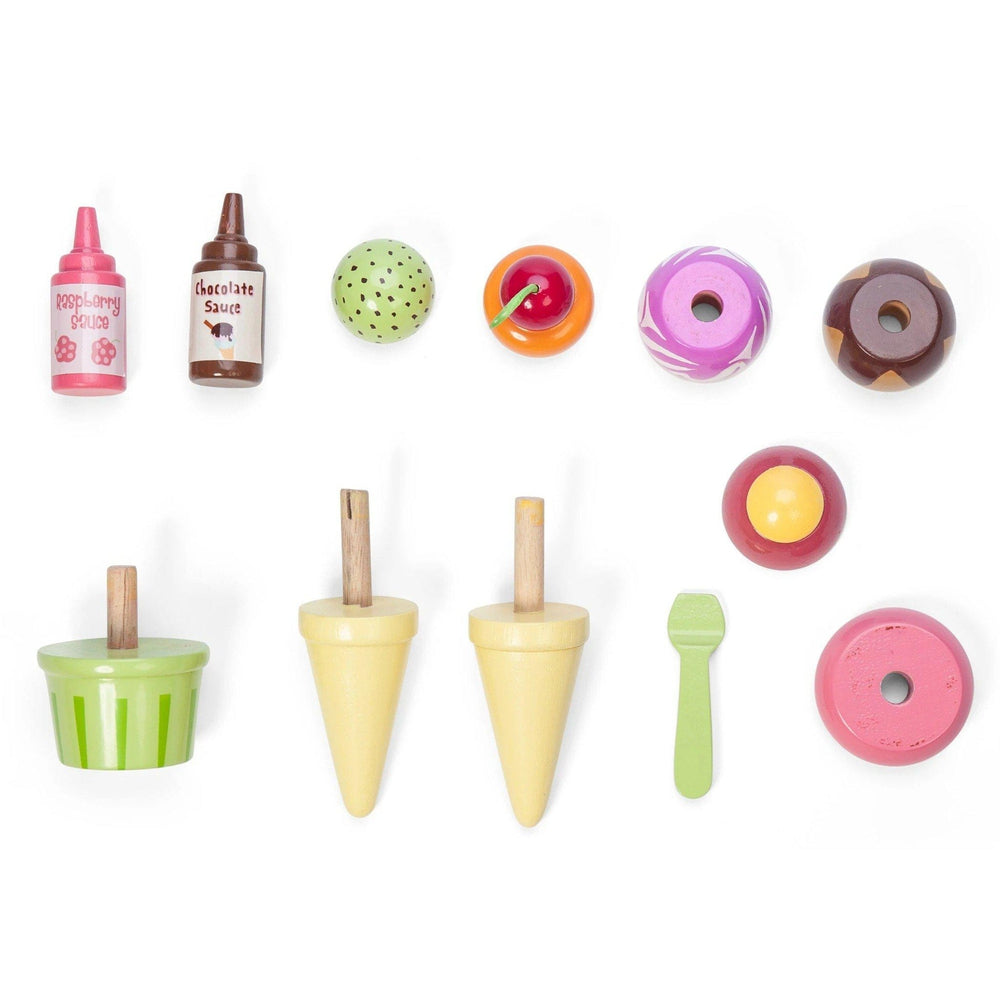 Comptoir de crème glacée de Carlo de Le Toy Van - Boutique LeoLudo