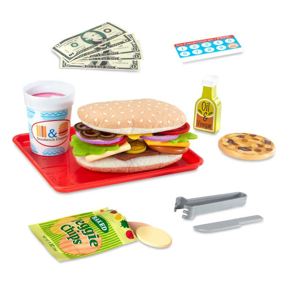 Comptoir de sandwich Slice & Stack (52 pcs)-Melissa & Doug-Boutique LeoLudo