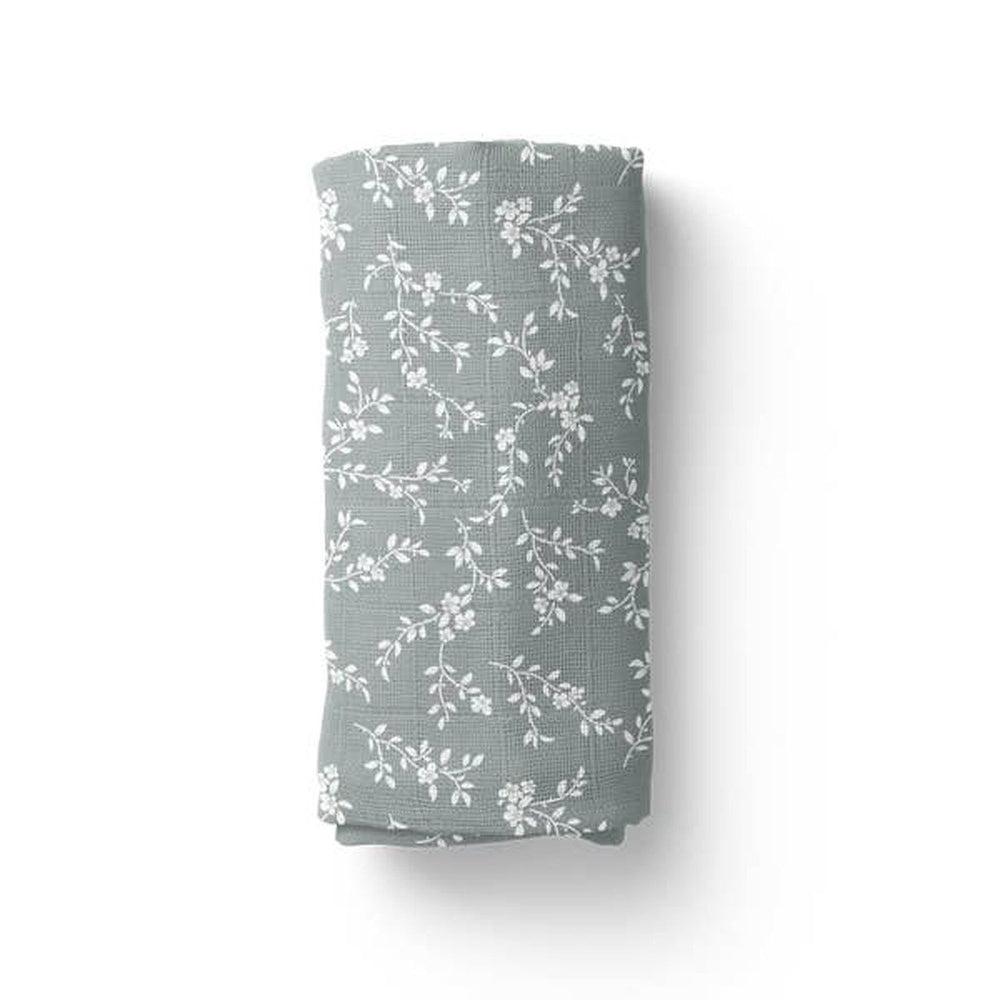 Couverture de mousseline Bloom Blue - Couvertures - Boutique LeoLudo - Mini Scout