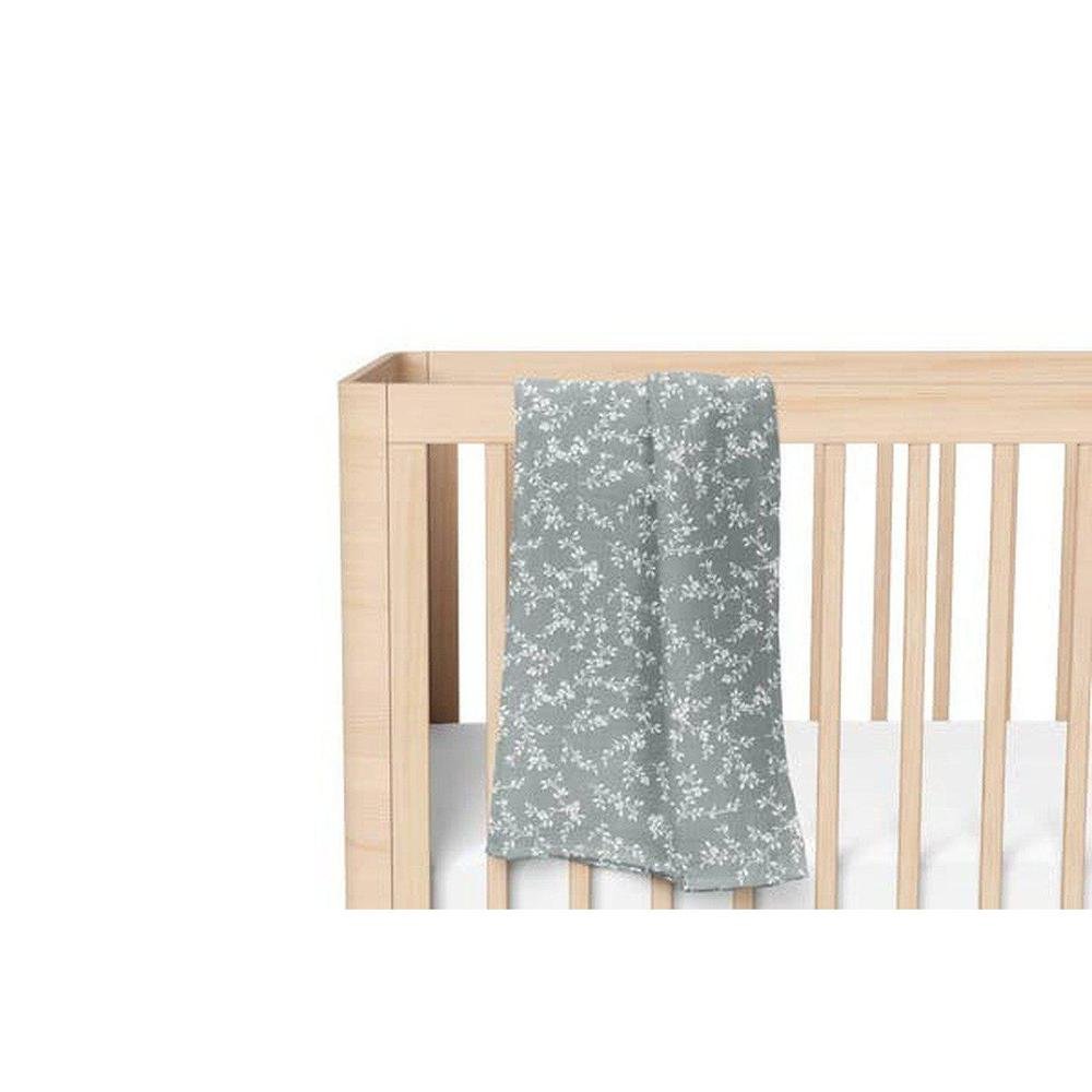 Couverture de mousseline Bloom Blue - Couvertures - Boutique LeoLudo - Mini Scout