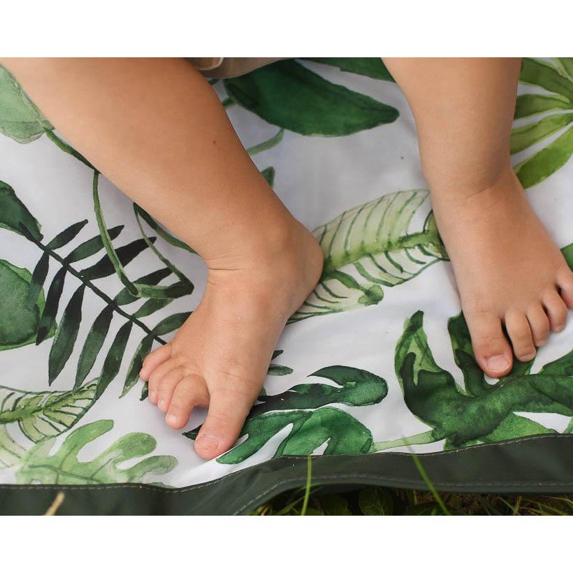 Couverture d'extérieur 5 x 5 - Tropical Leaf - Couvertures - Boutique LeoLudo - Little Unicorn
