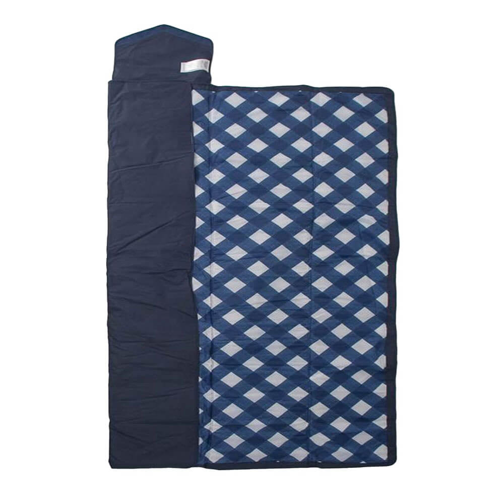 Couverture d'extérieur 5x5 pieds - Navy Plaid - Couvertures - Boutique LeoLudo - Little Unicorn