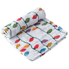 Couverture en mousseline de coton - Ampoules de Noël-Couvertures-Little Unicorn-Boutique LeoLudo