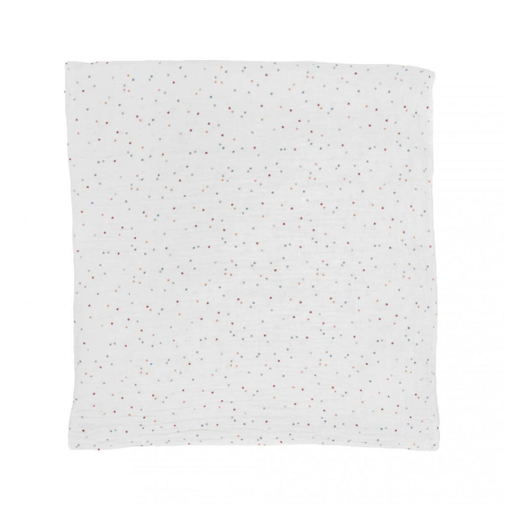 Couverture en mousseline de coton - Dots-Little Unicorn-Boutique LeoLudo