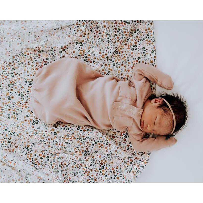 Couverture en mousseline de coton - Pressed Petals - Couvertures - Boutique LeoLudo - Little Unicorn