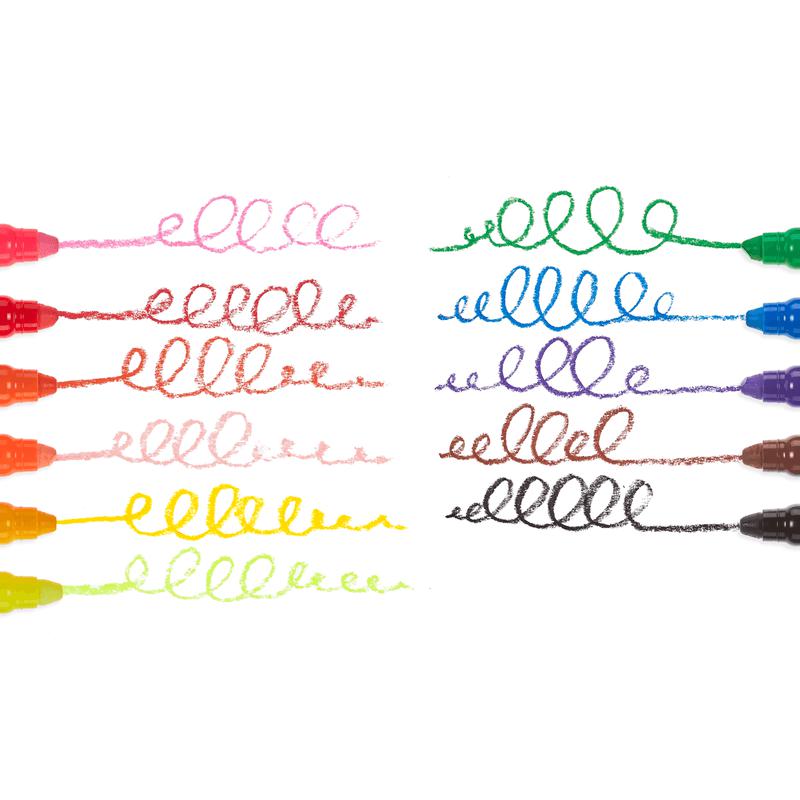 Crayons gel Rainy Dayz (12 pcs) - Art & bricolage - Boutique LeoLudo - OOLY
