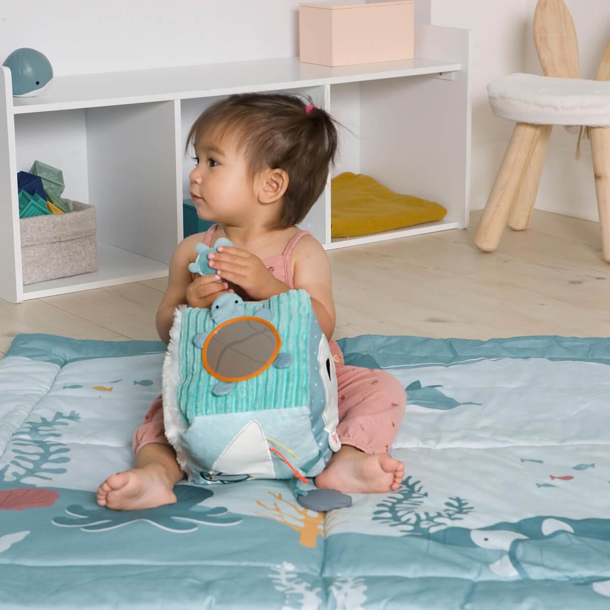 Cube d'activités sensorielles souple - Océan - Jouets d'éveil - Boutique LeoLudo - Little Big Friends