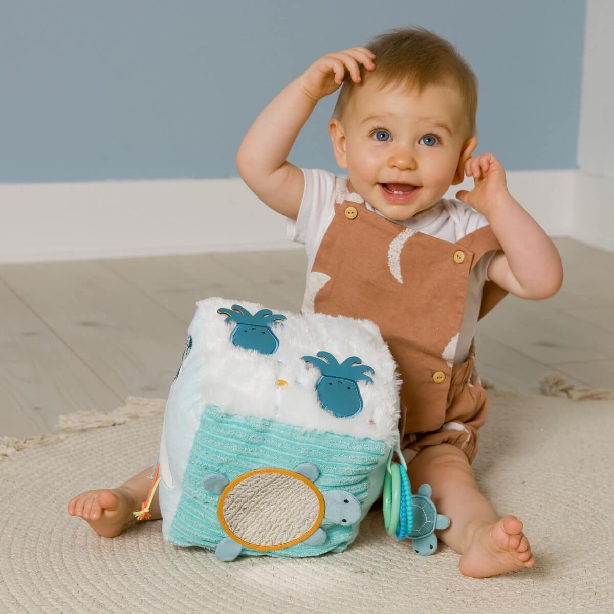 Cube d'activités sensorielles souple - Océan - Jouets d'éveil - Boutique LeoLudo - Little Big Friends