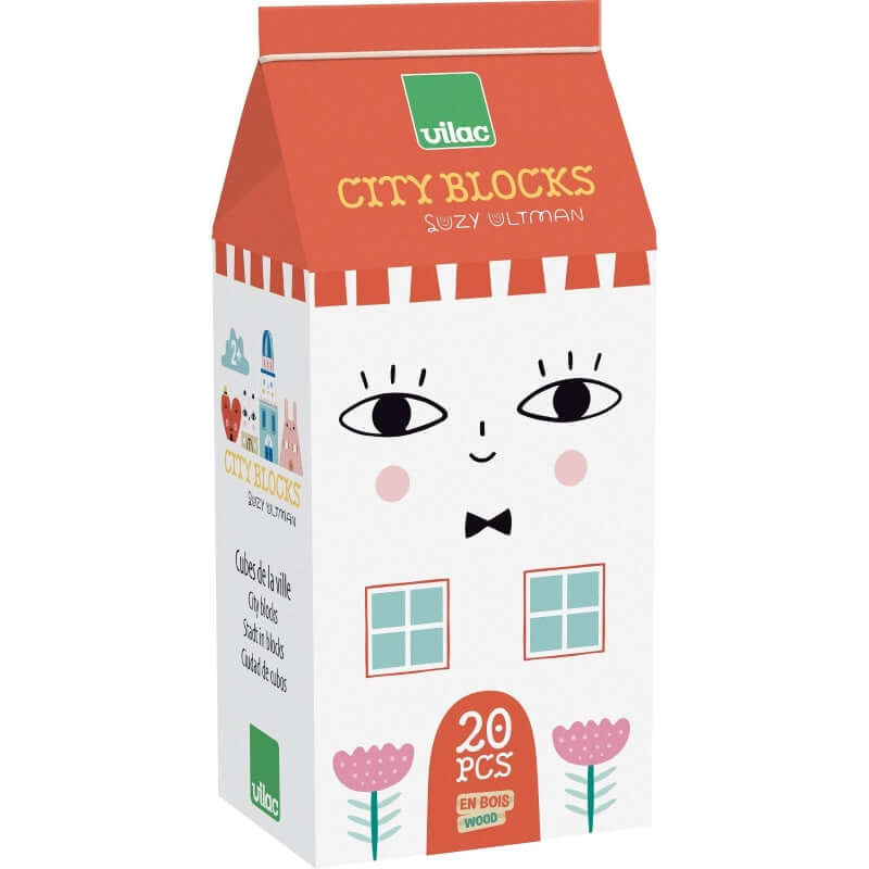 Cubes de la petite ville poétique Suzy Ultman-Vilac-Boutique LeoLudo