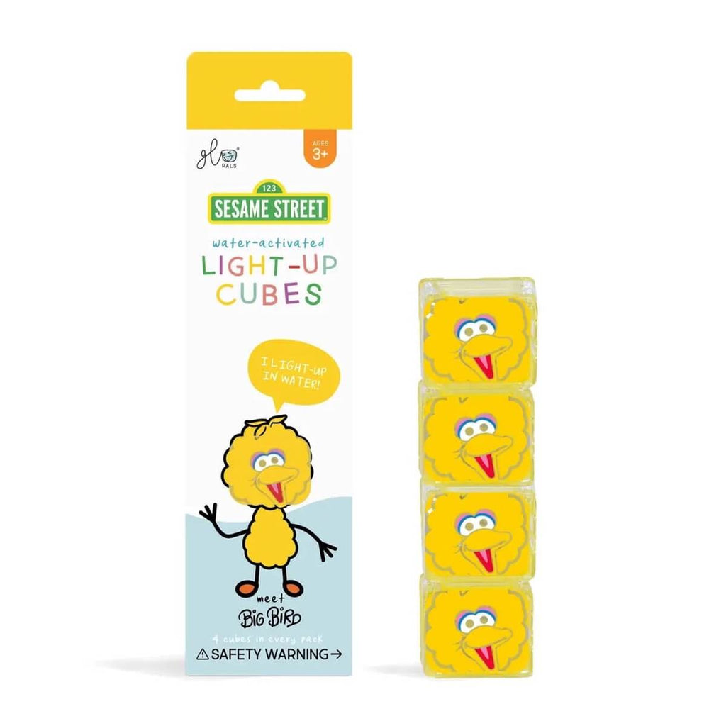 Cubes sensoriels lumineux pour le bain - Sesame Street (paquet de 4)-Glo Pals-Boutique LeoLudo