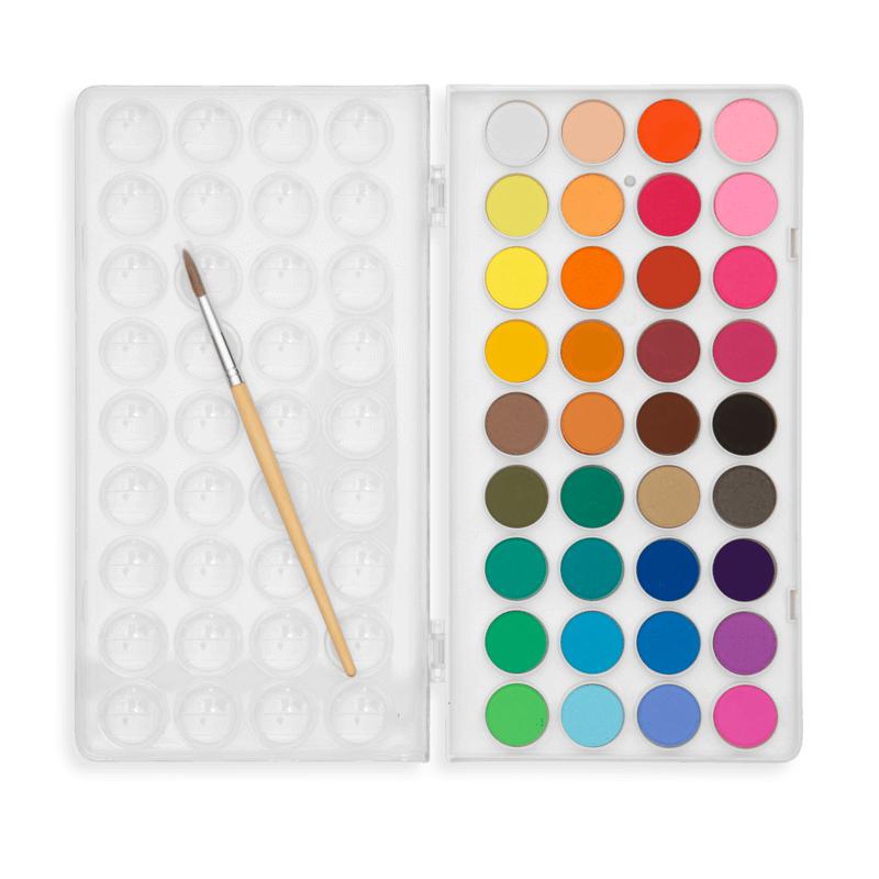 Dosettes de peinture à l'aquarelle (36 couleurs) - Art & bricolage - Boutique LeoLudo - OOLY