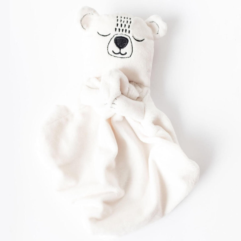 Doudou - Boris l'ours polaire-Veille sur toi-Boutique LeoLudo