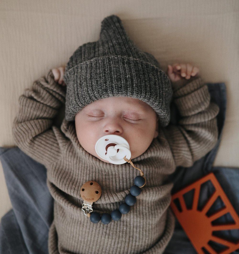 Drap contour de lit de bébé en mousseline - Blush - Literie - Boutique LeoLudo - Mushie