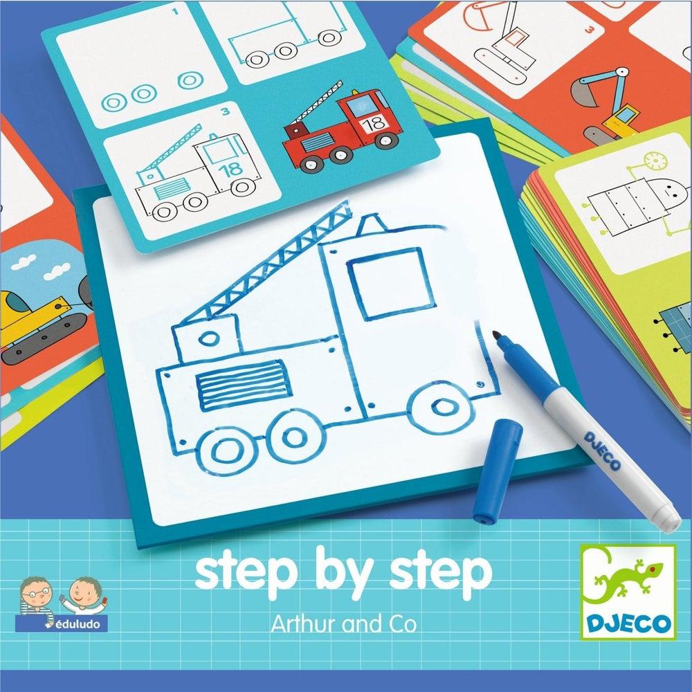 Eduludo - Step by step Arthur - Jeux éducatifs - Boutique LeoLudo - Djeco