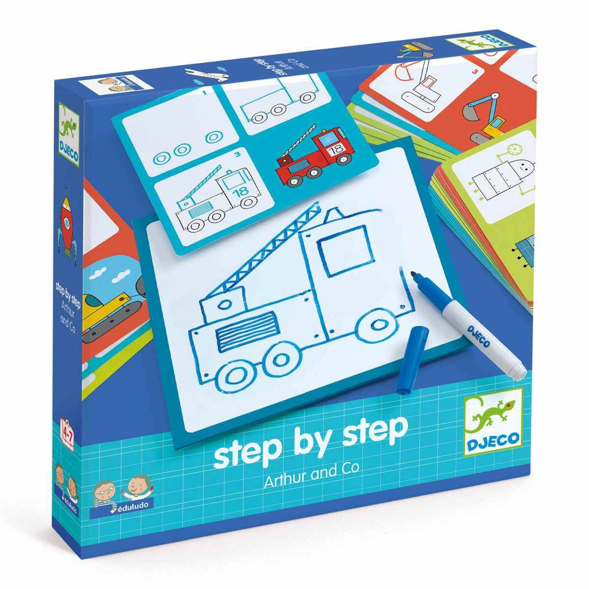 Eduludo - Step by step Arthur - Jeux éducatifs - Boutique LeoLudo - Djeco