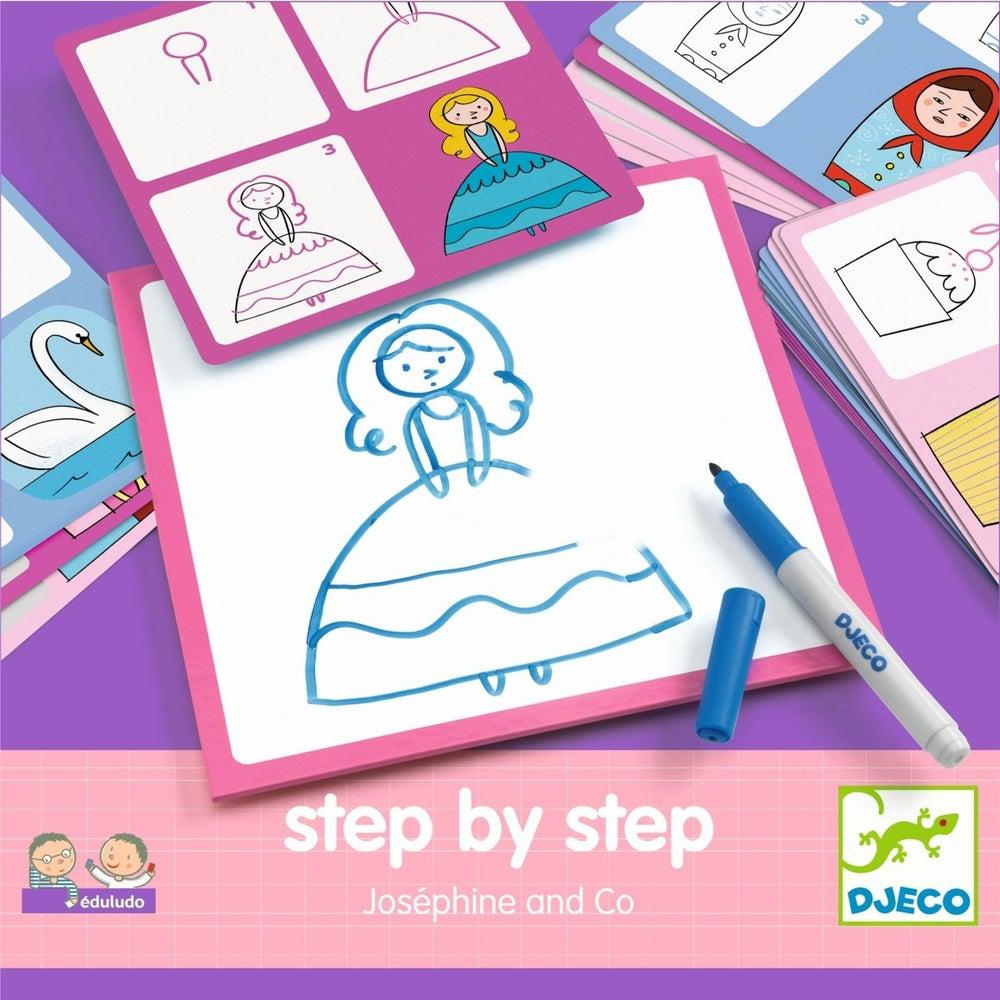 Eduludo - Step by step Josephine - Jeux éducatifs - Boutique LeoLudo - Djeco