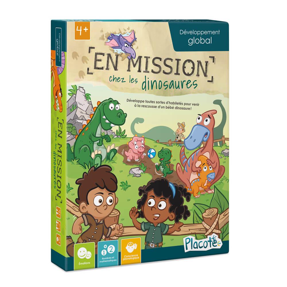 En mission chez les dinosaures - Jeux de société - Boutique LeoLudo - Placote