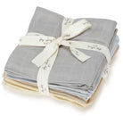 Ensemble de 10 mousselines - Tons doux - Couvertures - Boutique LeoLudo - Konges Slojd