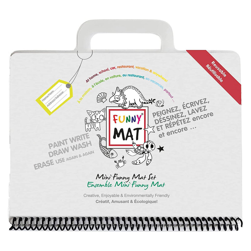 Ensemble de coloriage Mini Funny Mat portable + 6 marqueurs-Funny Mat-Boutique LeoLudo