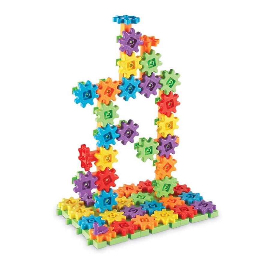 Ensemble de construction de luxe Engrenages! (100 pcs) - Jeux de construction - Boutique LeoLudo - Learning Resources
