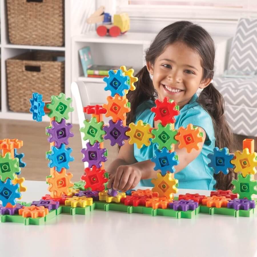Ensemble de construction de luxe Engrenages! (100 pcs) - Jeux de construction - Boutique LeoLudo - Learning Resources