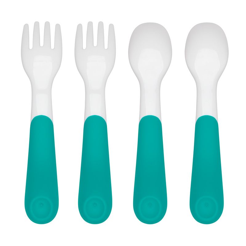 Ensemble de fourchettes & cuillères (3 options de couleur)-Oxo Tot-Boutique LeoLudo