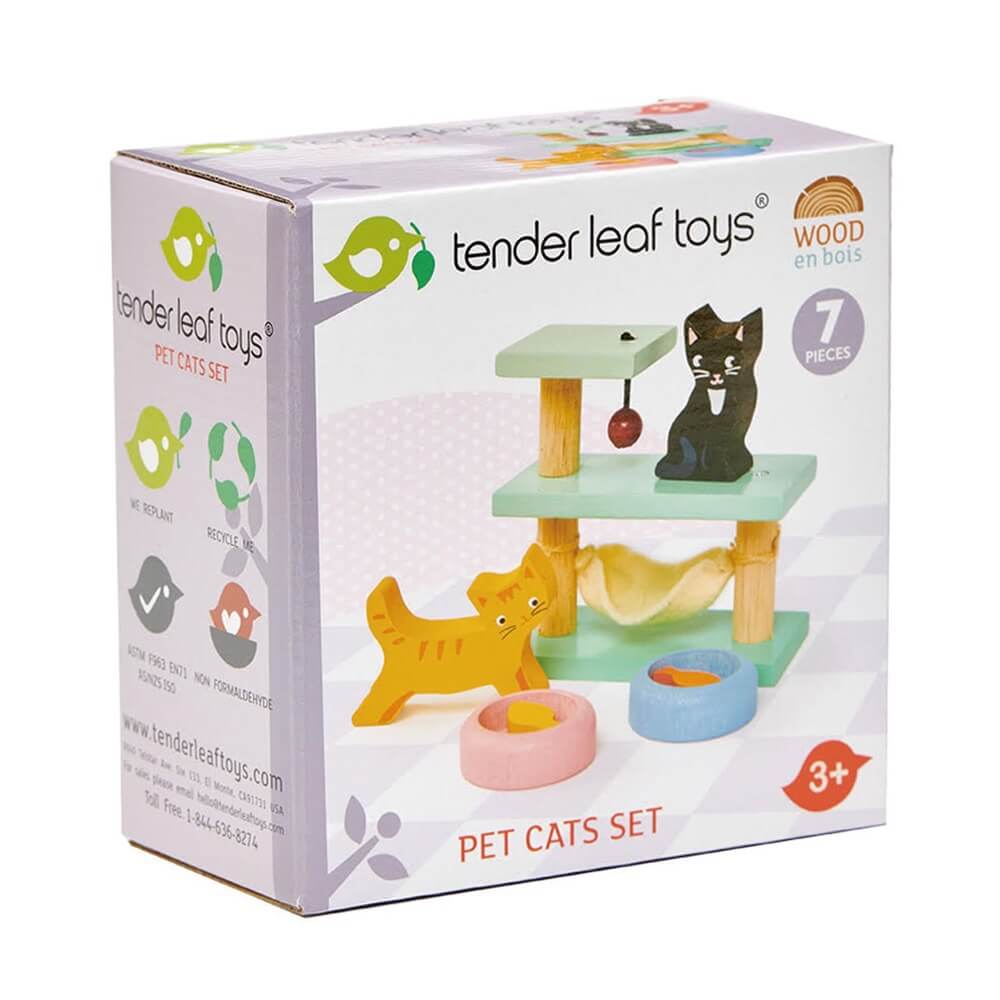 Ensemble de jeu - Chats de compagnie - Ensembles de jeu - Boutique LeoLudo - Tender Leaf Toys