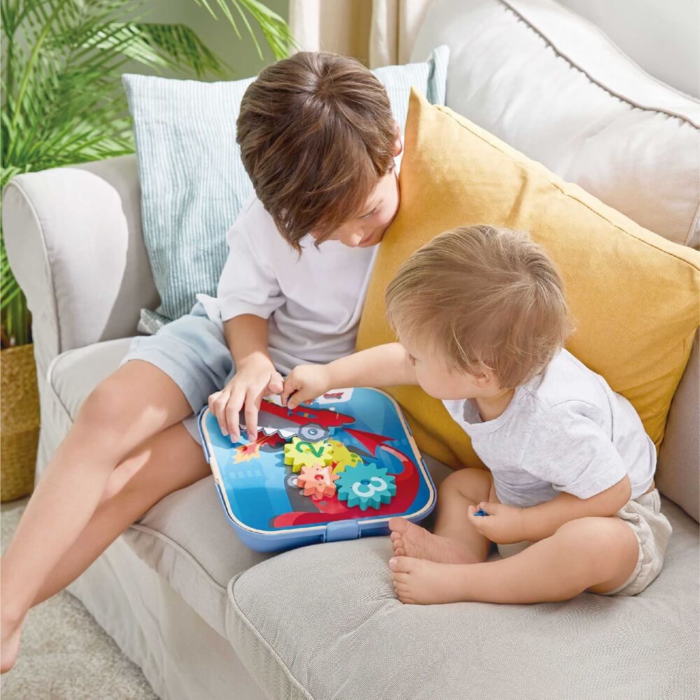 Ensemble de jeu d'engrenages Groovy-Go-Round-Hape-Boutique LeoLudo