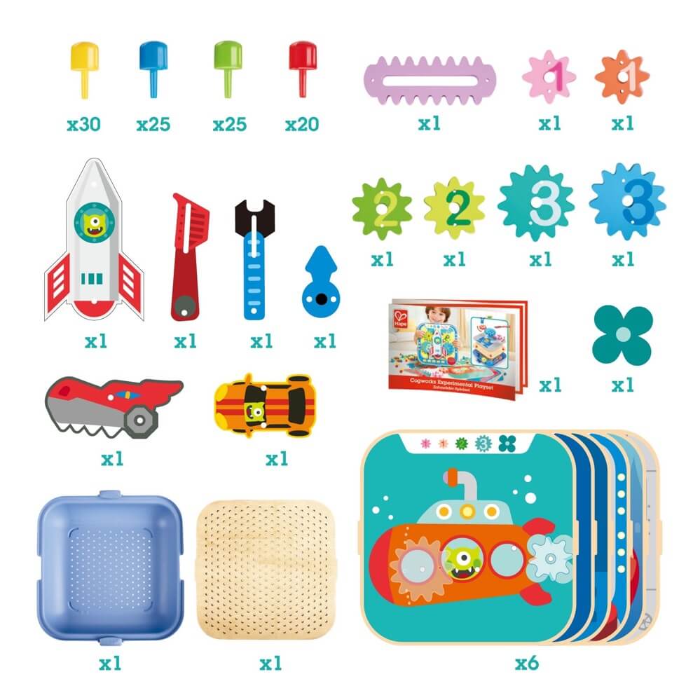 Ensemble de jeu d'engrenages Groovy - Go - Round - Jeux scientifiques - Boutique LeoLudo - Hape