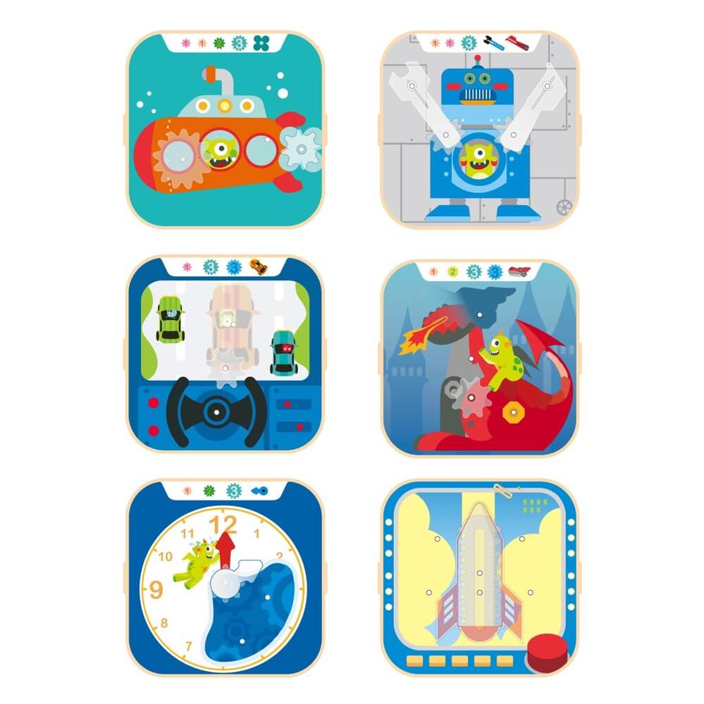 Ensemble de jeu d'engrenages Groovy - Go - Round - Jeux scientifiques - Boutique LeoLudo - Hape