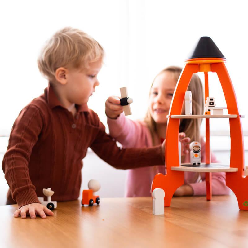 Ensemble de jeu - Fusée cosmique - Ensembles de jeu - Boutique LeoLudo - Tender Leaf Toys