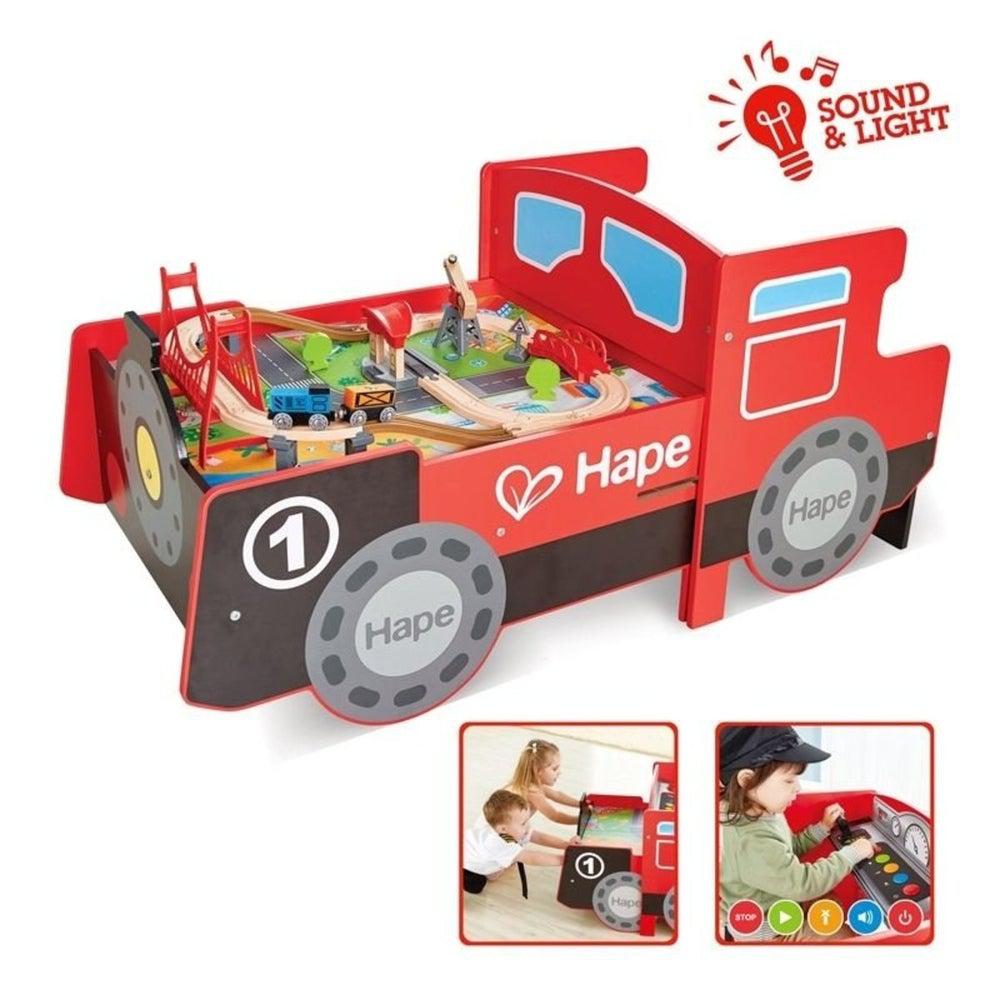Ensemble de jeu - Train et chemin de fer avec table de jeu - Ensembles de jeu - Boutique LeoLudo - Hape