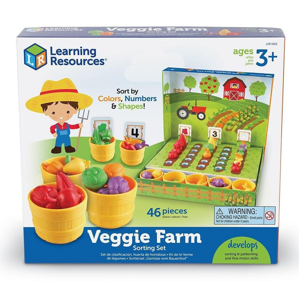 Ensemble de légumes à trier Veggie Farm-Learning Resources-Boutique LeoLudo