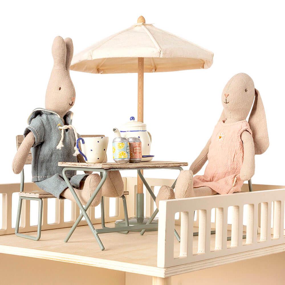 Ensemble de meubles de jardin Mini - Accessoires de maison de poupées - Boutique LeoLudo - Maileg