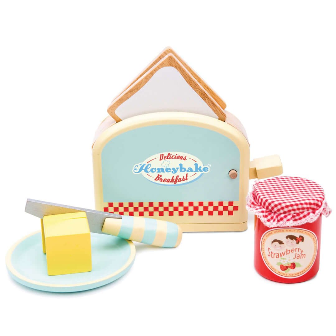 Ensemble de petit - déjeuner grille - pain Honeybake - Jouets d'imitation - Boutique LeoLudo - Le Toy Van