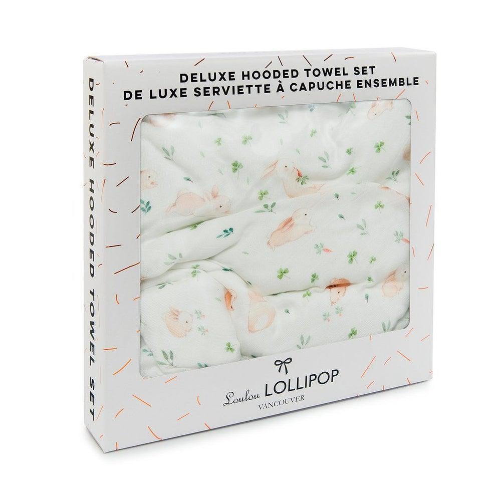 Ensemble de serviettes à capuche - Bunny Meadow-Loulou LOLLIPOP-Boutique LeoLudo